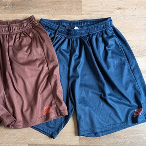 Albino & Preto • Workout shorts bundle (2) • Mens Medium